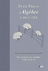 Petit précis algèbre d'occasion  Livré partout en France