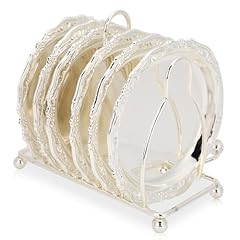 Piece coasters holder for sale  Delivered anywhere in USA 
