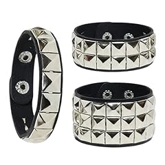 3pcs black leather for sale  Delivered anywhere in UK