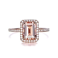 Emerald cut morganite for sale  Delivered anywhere in USA 