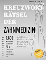 Kreuzworträtsel zahnmedizin 8 gebraucht kaufen  Wird an jeden Ort in Deutschland