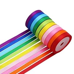Rainbow satin ribbon for sale  Delivered anywhere in UK