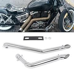 Worldmotop Stainless Steel Exhaust System Muffler Exhaust Pipe for Honda Shadow Sabre 1100 VT1100C2 Spirit 1100 VT1100C ACE 1100 Tourer 1100 VT1100T Aero 1100 VT1100C3(chrome) for sale  Delivered anywhere in Canada