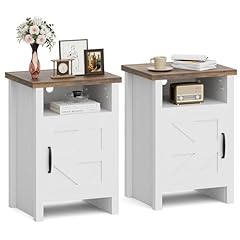 Jummico farmhouse nightstand for sale  Delivered anywhere in USA 