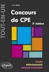 Concours cpe fiches d'occasion  Livré partout en France