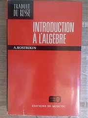 Introduction algèbre d'occasion  Livré partout en France