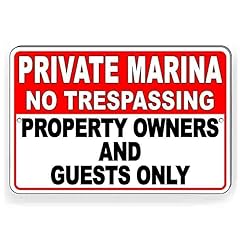 Private marina trespass for sale  Delivered anywhere in USA 