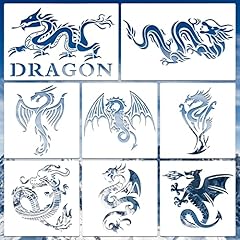 Pcs dragon stencils for sale  Delivered anywhere in Ireland