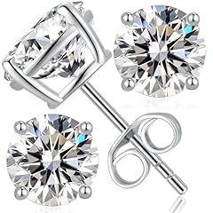 Moissanite stud earrings for sale  Delivered anywhere in USA 