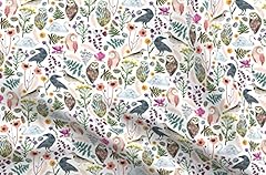 Spoonflower fabric birds for sale  Delivered anywhere in USA 