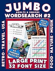 Jumbo word search for sale  Delivered anywhere in USA 