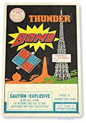 Tin sign thunder for sale  Delivered anywhere in USA 
