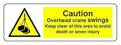 Caution overhead crane for sale  Delivered anywhere in UK