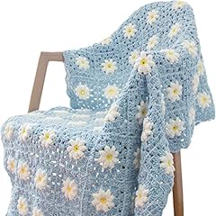 Handmade daisy blanket for sale  Delivered anywhere in USA 