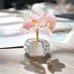 Flocked rose crystal for sale  Delivered anywhere in UK