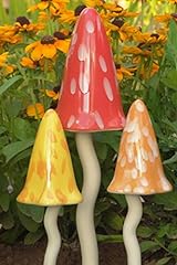 Tinkling Toadstools Outdoor Garden Mushrooms Magical, used for sale  Delivered anywhere in UK