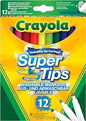 Crayola supertips washable for sale  Delivered anywhere in UK