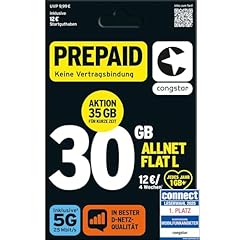 Congstar prepaid allnet gebraucht kaufen  Wird an jeden Ort in Deutschland
