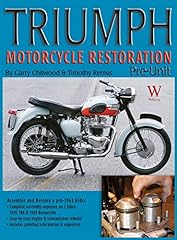 Triumph motorcycle restoration d'occasion  Livré partout en Belgiqu