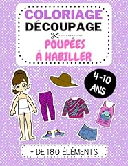 Coloriage découpage filles d'occasion  Livré partout en France