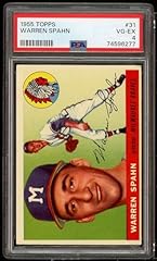 Warren spahn card for sale  Delivered anywhere in USA 