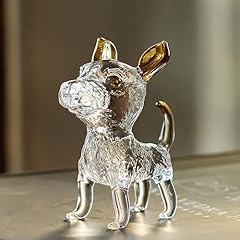 Crystal dog figurines for sale  Delivered anywhere in USA 