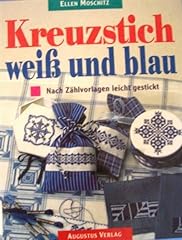 Kreuzstich weiß blau gebraucht kaufen  Wird an jeden Ort in Deutschland