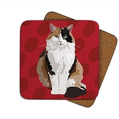 Tortoiseshell cat coaster for sale  Delivered anywhere in UK