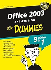 Ffice 2003 dummies gebraucht kaufen  Wird an jeden Ort in Deutschland