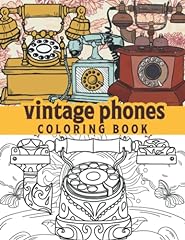 Vintage phones coloring for sale  Delivered anywhere in Ireland