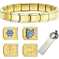 Nomination bracelets gold for sale  Delivered anywhere in Ireland