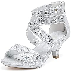 Dufannie silver heels for sale  Delivered anywhere in USA 