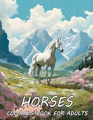 Horses coloring book d'occasion  Livré partout en France