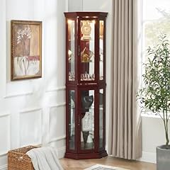 Lighted curio cabinet for sale  Delivered anywhere in USA 