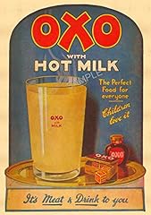 Vintage poster oxo for sale  Delivered anywhere in UK