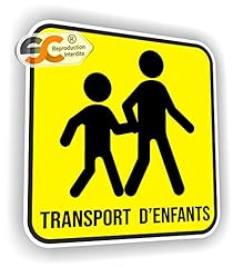 Sticker transport enfants d'occasion  Livré partout en France