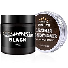 Black leather recoloring for sale  Delivered anywhere in USA 