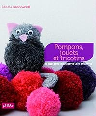 Pompons jouets tricotins d'occasion  Livré partout en France