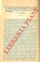 Passage paleolithique neolithi d'occasion  Livré partout en France