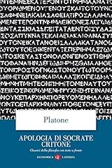 Apologia socrate critone. usato Apologia socrate critone. usato  Spedito ovunque in Italia