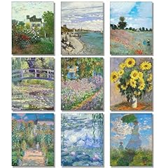 9pcs claude monet for sale  Delivered anywhere in USA 