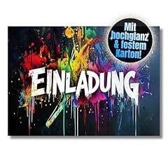 Hidebloom graffiti einladungsk gebraucht kaufen  Wird an jeden Ort in Deutschland