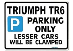 Triumph tr6 parking for sale  Delivered anywhere in UK
