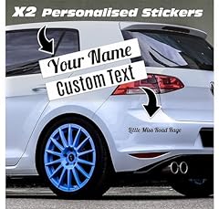 Custom text car for sale  Delivered anywhere in UK