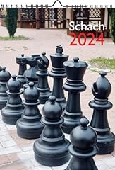 Wandkalender schach 2024 gebraucht kaufen  Wird an jeden Ort in Deutschland