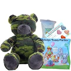 Green camouflage teddy for sale  Delivered anywhere in UK
