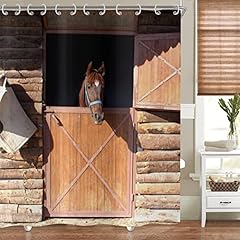 Horse shower curtain for sale  Delivered anywhere in UK