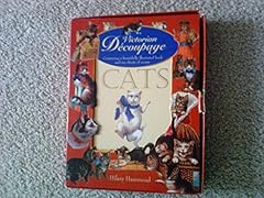 Victorian decoupage cats for sale  Delivered anywhere in UK