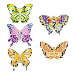 Pcs butterfly enamel for sale  Delivered anywhere in UK