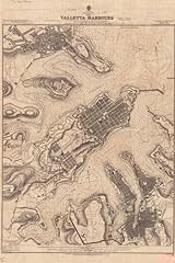 Valetta malta map gebraucht kaufen  Wird an jeden Ort in Deutschland